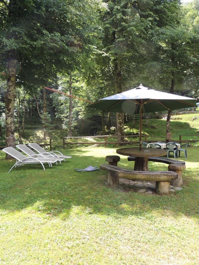 Chalet Con Piscina Garzeno Bagian luar foto